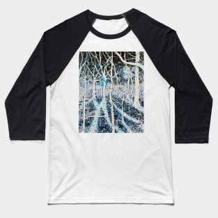 'THE MOON GRANTS SHADOWS TO WOODS THAT SING' Baseball T-Shirt